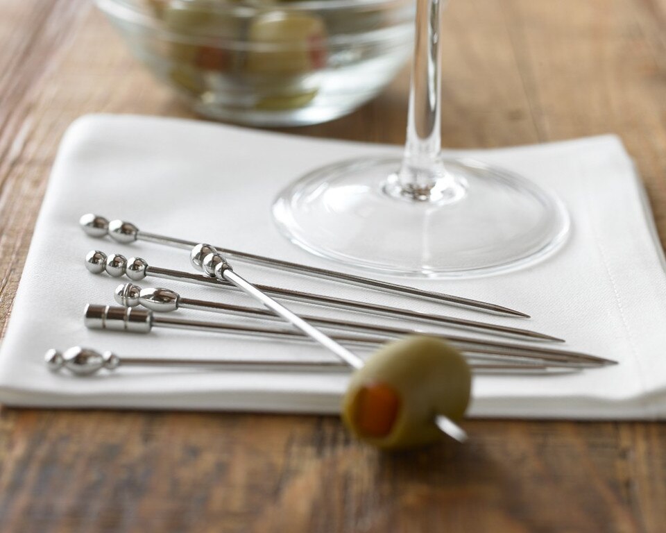StainlessSteel Cocktail Picks, Set of 6 Williams Sonoma AU